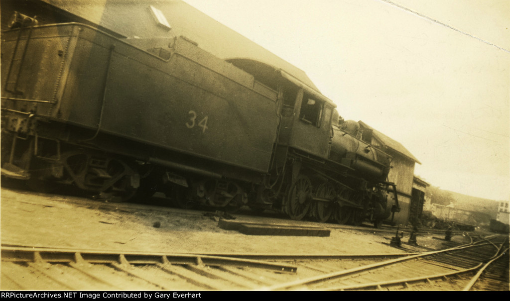 SJL 2-8-0 #34 - St Johnsbury & Lamoille County RR